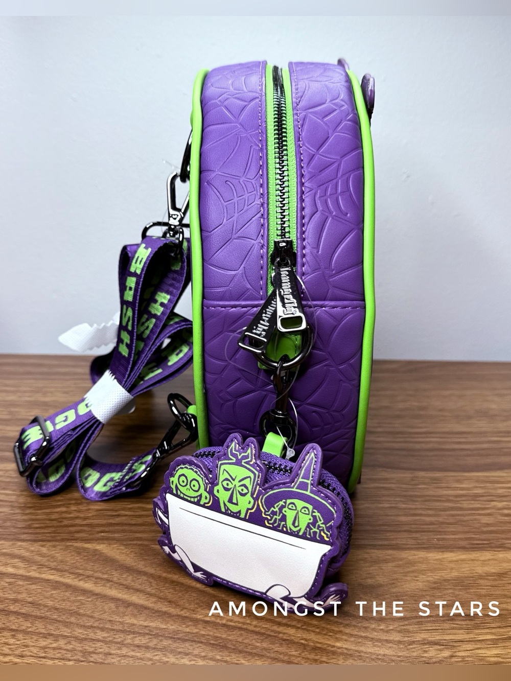Loungefly Disney Oogie Boogie Bash Glow In the Dark Convertible Backpack Bag - Picture 10 of 12
